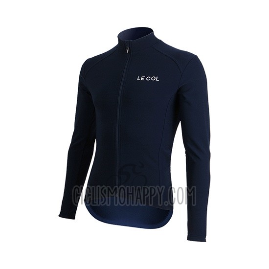 Lecol Cycling Jersey Bib Tight 2019 Men Long Sleeve Blue